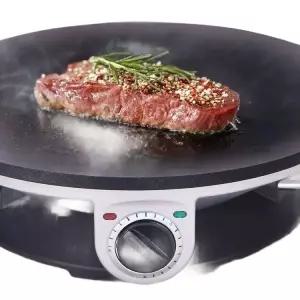 크레페기계 베이킹 팬케이크 크레이프 지단 업소용 부침개 기계 피자 32cm