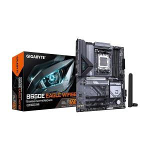 기가바이트 B650E 이글 WIFI6E AMD AM5 ATX 마더보드, Ryzen 9000/8000/7000 시리즈, DDR5, 8+2+2 전원 단계, 3X M.2, PCIe 5.0, USB-C 3.2 1세대, Wi-Fi 6E, 2.5GbE, Q-플래시, EZ-래치, RGB 퓨전 지원