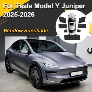 호환테슬라 모델 Y 주니퍼 2025 차량용 선쉐이드 메쉬 자석 열 차단 커튼 윈도우 바이저 자동차 액세서리