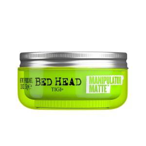 TIGI 침대 헤드 매니퓰레이터 매트 헤어 왁스, 스트롱 홀드 조각 및 스타일링 페이스트, 숏-미디움 헤어, 2.01온스