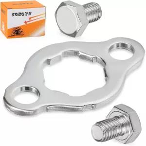 혼다 C70 XR75 XL75 CRF80F 1970-2013 23802-040-000용 볼트 6X8 엔진 프론트 스프로킷 리테이너 플레이트