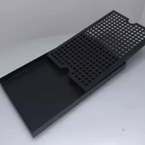 맥주 물받이통 와인 생맥주 커피머신 스텐 레스토랑 카페 30x17 5x1.5cm 블랙