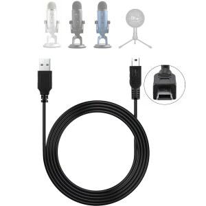 블루 예티, 예티 프로, 스노우볼 iCE 마이크, 전원 케이블 USB A 남성용에서 미니 데이터 전송 코드(6.6피트 / 2.0m)를 위한 6.6피트 마이크 코드