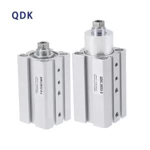 QDK 시리즈 제로 앵글 클램핑 평행형 스루 플레이트 공압 실린더 자석 QDKL/QDKR20X5S-25X5S-32X5S-40x5S/S