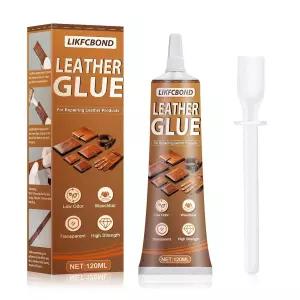LIKFCBOND 가죽 영구 120ml 고강도 투명 유연한 속건성 수리 재킷 핸드백 소파 가구 신발 지갑 카시트용