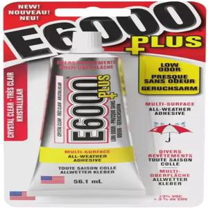 Electic Products Inc. E6000 플러스 다목적 투명 방수 및 페인트 가능 목재 유리 패브릭 세라믹 금속 등을