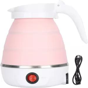 AUNMAS 전기 주전자 접이식 물 보일러 휴대용 실리콘 400W 600ml 여행용 캠핑 커피 티용 컴팩트 사이즈
