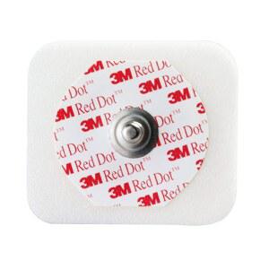 3M 레드닷 심전도 모니터링 전극, 2560, 폼, 다이어포레틱, 1.57인치 x 1.38인치 (4cm 3,5cm), 50개 / 백, 20개 케이스
