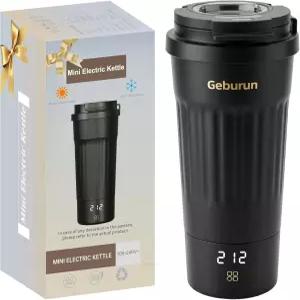 여행용 전기 주전자 휴대용 물 보일러 400ml 소형 티 메이커 6가지 온도 설정 LCD 디스플레이 316