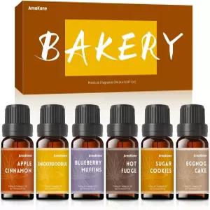 아마케인 향료 세트 에센셜 양초 제조용 비누 테라피 6x10ml 베이커리