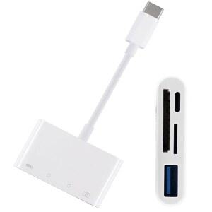 USB C SD 카드 리더 롤로쿨 타입 메모리 어댑터(USB 및 포트 포함) SD MICROSD 지원 아이폰호환 15 16 아이패드호환 MAC 노트북 애플호환 안드로이드 호환 삼성제품호환 4슬롯 지원
