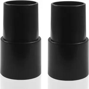 Kyuionty 2개 범용 진공 호스 어댑터 플라스틱 청소기 튜브 커넥터 부착물 35mm 1-3/8인치