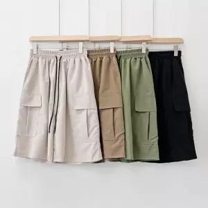 면 봄 신상 가방 츄리닝 신발 캐쥬얼 의류 남성 밴딩반바지 7부 휴가
