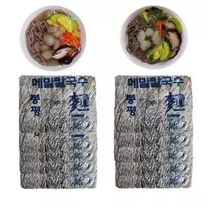 봉평 메밀 칼국수(생면)-1박스(1.4kgx10봉) 70인분 옹심이메밀칼국수