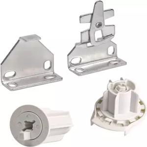 1.5 38mm 튜브용 롤러 블라인드 교체 부품 키트 R8 클러치가 장착된 그늘막 피팅 금속 브래킷 및 핀 플러그