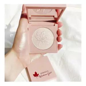 서슬 하이라이터 메이크업 팔레트 파우더 글로시 글리터 하이라이트 거울 - 휘티 샴페인과 함께 제공됩니다