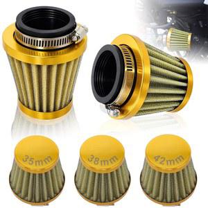 2팩 42MM 공기 필터 50CC 70CC 90CC 110CC 125CC 150CC 200CC 250CC 소형 엔진 오토바이 ATV 더트 바이크 스쿠터 고 카트 모프드 피트 바이크에 범용 장착