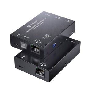 AV 액세스 CAT6 /6A /7 최대 230피트 HDR10 HDCP 2.3 USB 1.1 양방향 POC EDID 스위치 소매 및 제어 시스템용 초슬림 송신기/수신기(4KEX70-USB)를 통한 4K HDMI KVM EXTENDER 사용 가능 MYC