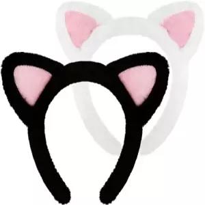 할로윈 코스프레를 위한 YOWOCAL 동물 귀 머리띠 탄력 있는 헤어 후프 코스튬 파티 장식