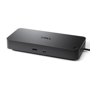 Dell Pro Dock WD25 도킹 스테이션 100W 충전 기능이 있는 USB 디스플레이 4개 지원 DP 2개 HDMI USB 포트 6개 5GbE 이더넷 내구성 컴팩트 디자인