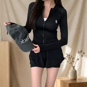 여성 긴팔 집업 래쉬가드 루즈핏 레터링 포인트25453991588872
