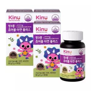 지앤씨 GNC 키누 핑크퐁 츄어블 아연 플러스 (90정 90일분) x 3set_50798x3