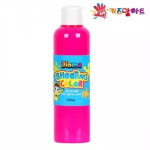 키즈맘아트 미술놀이 스프레이 물감 슈팅 컬러 리필 250ml 낱색 (형광분홍)
