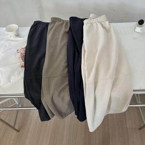 원픽 여성 빈티지 중기장 호박 스커트 여름 얇은 속건 A라인 카고