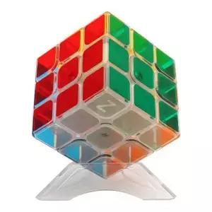 투명 큐브 3x3x3 빠르고 부드러운 회전 교육용 두뇌 자극 장난감 용 남아 여아 마법