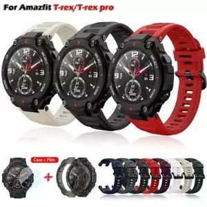 Amazfit T-Rex Pro 스트랩용 교체용 시계 T 실리콘
