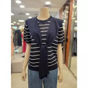 품절임박 [BCBG] 비씨비지 캔디 스트라이프 티셔츠 B6B5X441 2709187