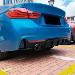 BMW 4 시리즈 F32 F33 F36 M 스포츠 14-20 리어 범퍼 디퓨저 스플리터 호