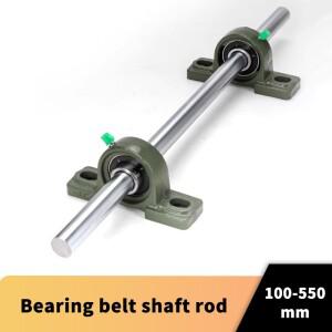 광축 선형 레일 샤프트 OD12/15/17/20mm L100-550 2Pcs 수직 베어링 고정 시트 UCP/UCFL 외부 지지