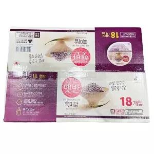 CJ햇반 흑미밥 210G X 18입