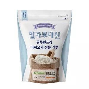 밀가루대신 키토 홈베이킹 타피오카 전분 1.2kg, 1개