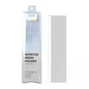 메카라인 모니터 메모홀더 8x30cm PVC (1개입) 알림홀더 데스크홀더