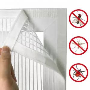 모기장 방충망 방충커버  창문 메쉬 네트 자가 접착식 파리 벌레 방지 무타공 탈부착 DIY 가정용 창문망