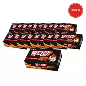 농심 닭다리핫숯불바베큐 66g X 20개입