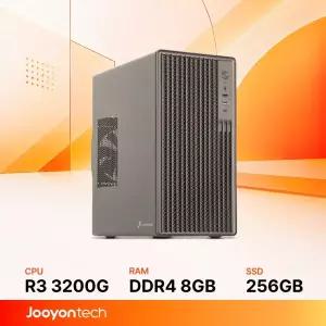 주연테크 홈오피스 D1v32G 블랙 AMD 라이젠3 3200G 내장그래픽 사무용 컴퓨터