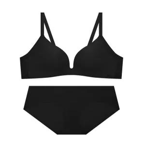 게스언더웨어 더블 윙 프리컷 브라 팬티 세트 - 블랙 GEWBR518BK_PT _PT518BK 599891