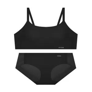 게스언더웨어 퓨징 스포츠 브라탑 팬티 세트 - 블랙 OFWBR371BK_BP371BK 6097950
