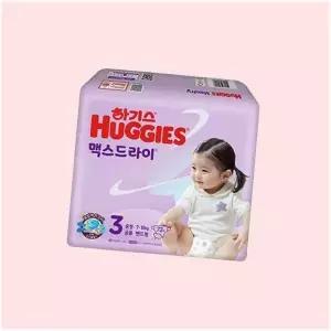 하기스 2025 맥스드라이 팬티 속옷 언더웨어형 여아용 기저귀 4종 택 1 4207159