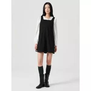 스웨이드 미니 원피스 블랙 (114971BY15) 여성 여성 681870
