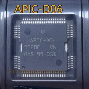1PCS OriginaI  APIC-D06 컴퓨터 인젝터 제어 드라이버 모듈 칩 QFP64 Renault Koleos 자동차 엔진 용