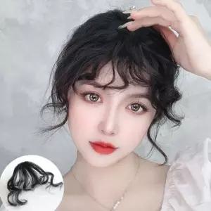 여성 고열사 시스루뱅 앞머리 이우 가발 1P 여자 붙임