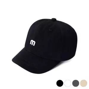 캐주얼모자 M자수 커플모자 귀여운 숏챙 볼 빈티지