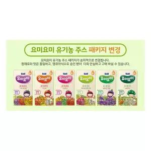 [매일유업] 요미요미 유기농주스 125ml x 24팩