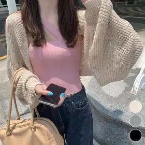 [아우트_66]니트 루즈핏 볼레로 여자 가디건 ELC1021