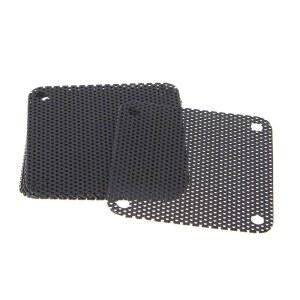KAASST 5피스 PVC 팬 먼지 필터 컴퓨터 PC 케이스 메시 블랙 가능 방진 커버 절단 40MM