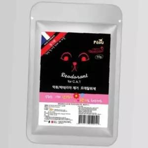 데오드란트 고양이모래탈취제 딸기향 50g